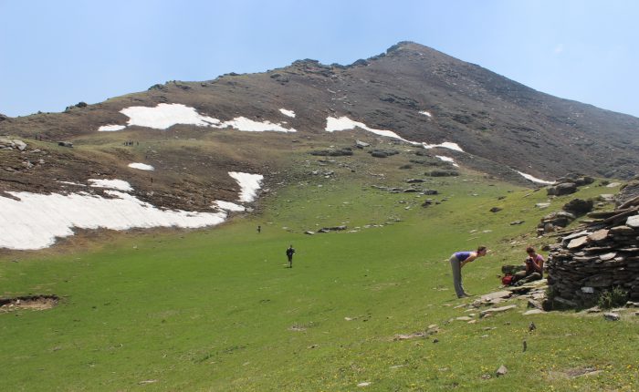 Pasture land Kedarkantha trek